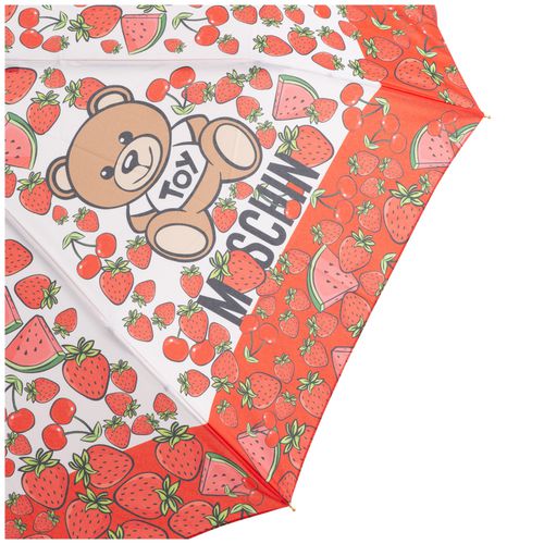 Automatic umbrella openclose bear strawberries - Moschino - Modalova