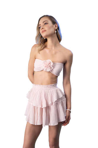 Giselle flower top in Pink - Amazula - Modalova