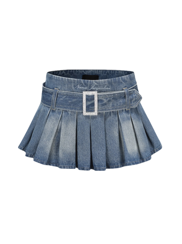 Teresa Mini Skirt (Denim) (Final Sale) - Nana Jacqueline - Modalova