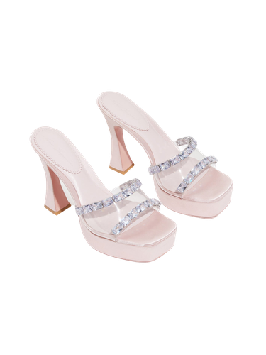 Mirabel Diamond Heels (Pink) - Nana Jacqueline - Modalova