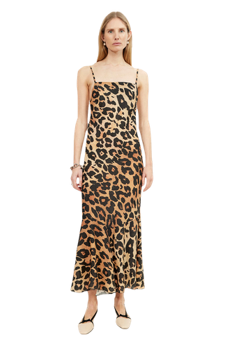 Long fawn printed dress - Musier Paris - Modalova