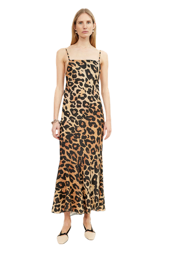 Long fawn printed dress - Musier Paris - Modalova