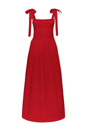 Elsa Maxi Dress Red - Murlong Cres - Modalova