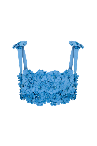 Buttercup Floral Top - M - Crop tops - Declara - Modalova