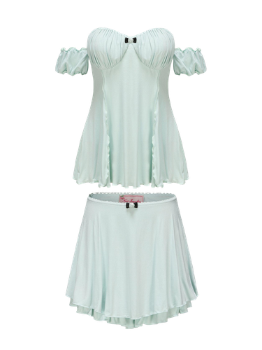 Heidi Top + Skirt (Mint) (Final Sale) - Nana Jacqueline - Modalova