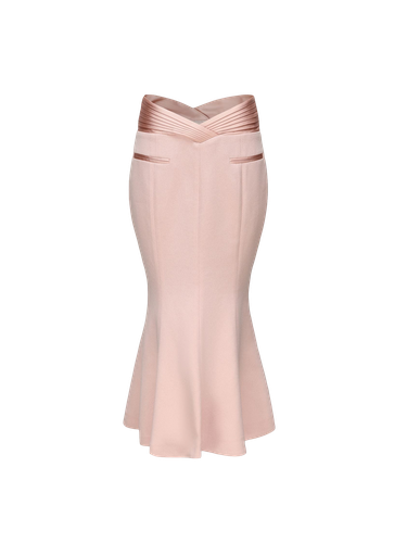 Belle Satin Skirt (Light Pink) - Nana Jacqueline - Modalova