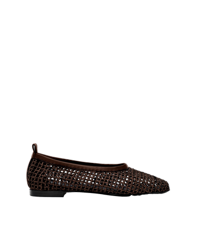 The Foundation Flat - Chocolate Woven - ESSEN - Modalova