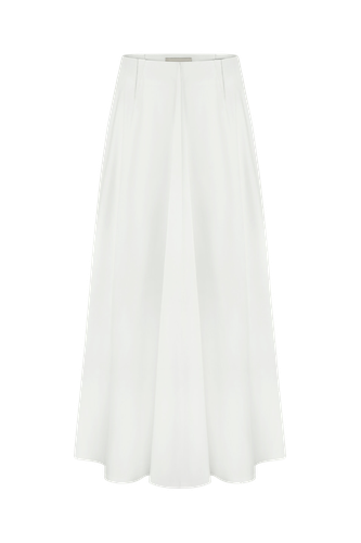 WHITE SKIRT - DELEGAN Clothes - Modalova