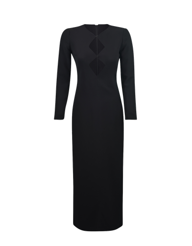 TIAN Long Black Dress - MAET - Modalova