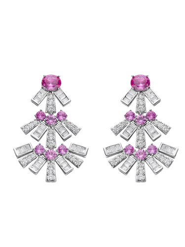 Claira Earrings (Pink) - Nana Jacqueline - Modalova