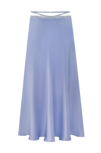 Silk Skirt Midi - NUÉ - Modalova