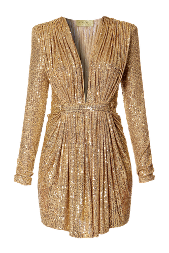 Dress Roxie Gold Diamond - AGGI - Modalova