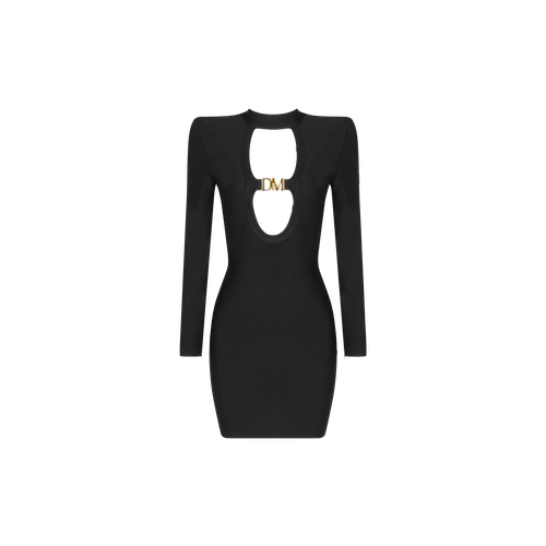 Black iconic structured dress - Daniele Morena - Modalova