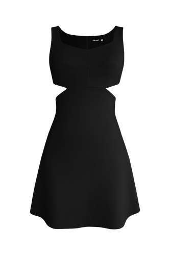 Mini Dress with Waist Cut-out - L’MOMO - Modalova