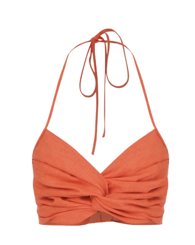 June Top in Spicy Orange - Nazli Ceren - Modalova