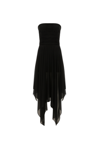 Paloma - Pleated Chiffon Strapless Midi Dress - ILA - Modalova