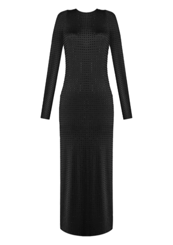 Noa Long Sleeve Dress - Black - Gigii's - Modalova