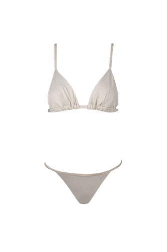 Sun Bikini in White Gold - Top - Sara Cristina - Modalova