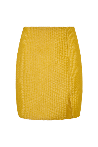 Nº06 Mini skirt with side slit - ANCOST - Modalova