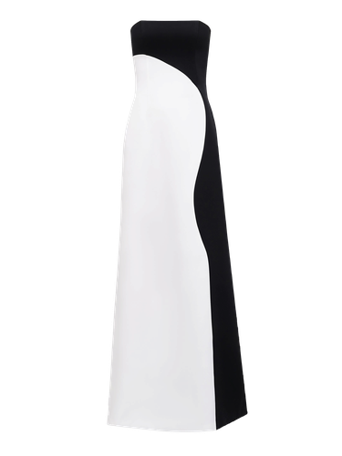 Strapless Two-Toned Maxi Dress - NDS The Label - Modalova
