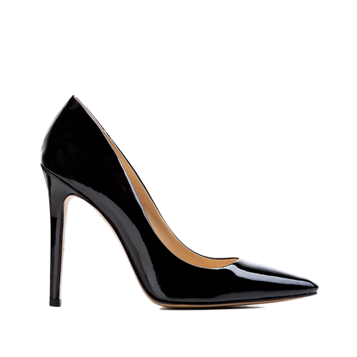 Alice Black Patent Leather Stiletto - Ginissima - Modalova