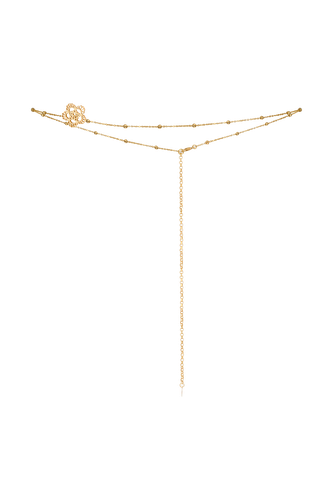 Floral Iconic Mini Waist Chain - Declara - Modalova