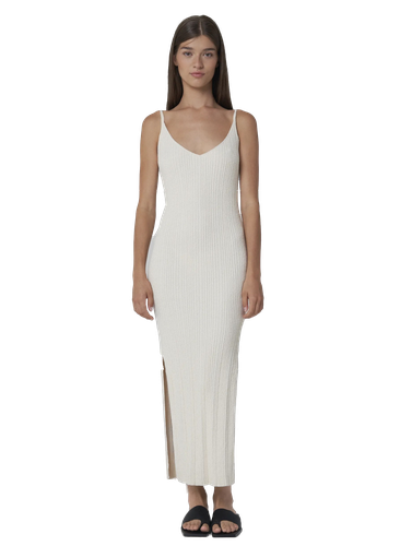 SABBA V-neck dress ecru - Leap Concept - Modalova