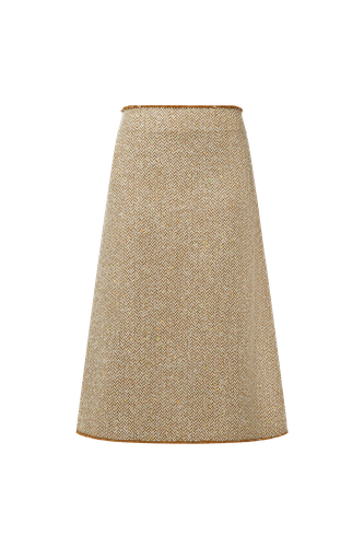 Open cut midi skirt - A.M.G - Modalova