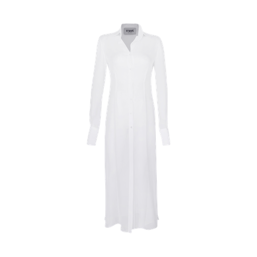 REESE Long White Shirt Kaftan - MAET - Modalova