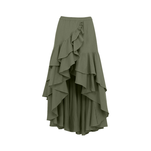 Carlotta skirt in olive - Amazula - Modalova