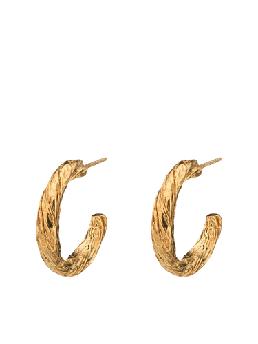 Archaic Small Hoop Earrings Gold | Women's Earrings - Eva Remenyi - Modalova