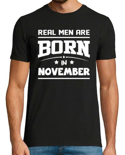 Camiseta Hombre Manga Corta hombres reales nacen en noviembre laTostadora - latostadora.com - Modalova