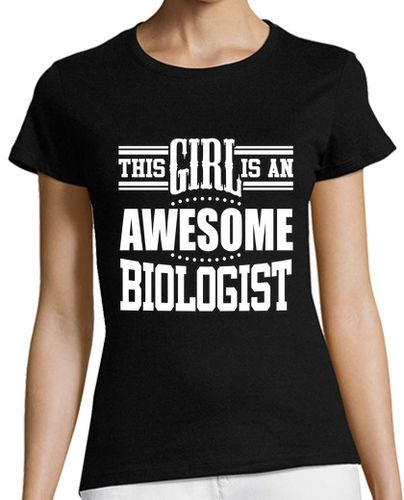 Camiseta mujer esta chica es un biólogo impresionante - latostadora.com - Modalova
