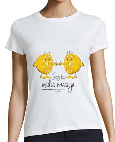 Camiseta mujer Soy tu media naranja - latostadora.com - Modalova