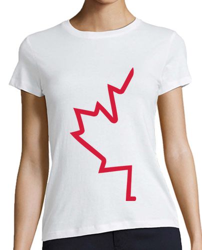 Camiseta mujer Red half maple leaf laTostadora - latostadora.com - Modalova