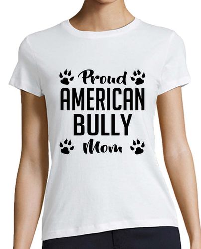 Camiseta mujer mamá orgullosa del matón americano - latostadora.com - Modalova