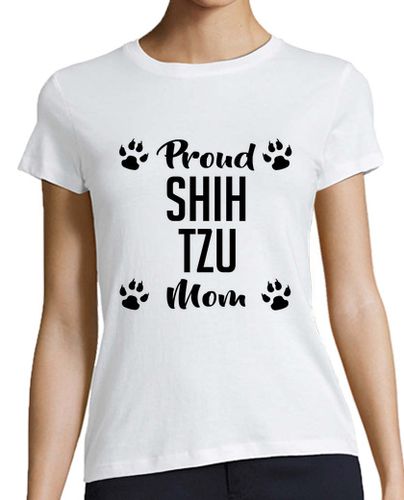 Camiseta mujer mamá orgullosa del tzu del shih - latostadora.com - Modalova