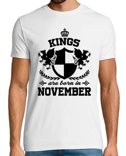 Camiseta Hombre Manga Corta los reyes nacen en noviembre laTostadora - latostadora.com - Modalova