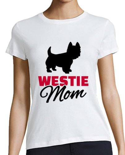 Camiseta Mujer Manga Corta mamá westie laTostadora - latostadora.com - Modalova