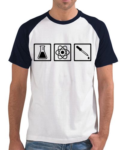 Camiseta tubo de prueba de átomos de química - latostadora.com - Modalova