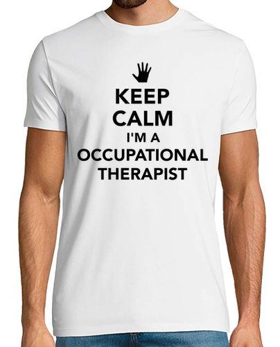 Camiseta mantenga la calma soy terapeuta ocupacional - latostadora.com - Modalova