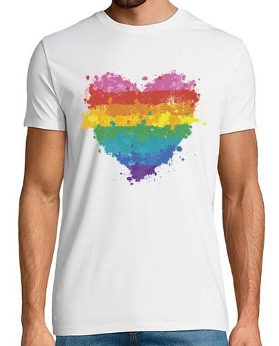 Camiseta Hombre Manga Corta LOVE IS LOVE laTostadora - latostadora.com - Modalova