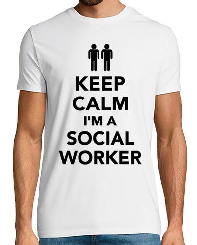 Camiseta mantén la calma im un trabajador social - latostadora.com - Modalova