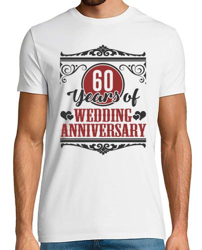 Camiseta 60 años de aniversario de boda laTostadora - latostadora.com - Modalova