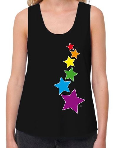 Camiseta Mujer Tirantes Loose Fit ESTRELLAS ARCO IRIS II laTostadora - latostadora.com - Modalova