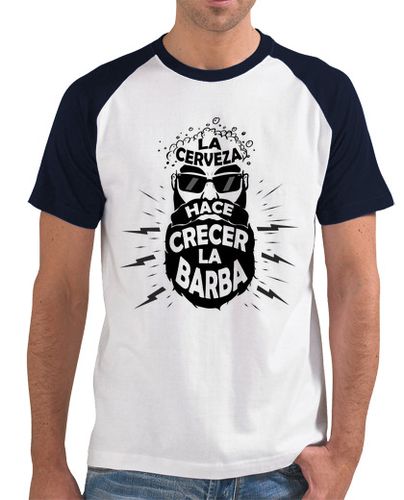 Camiseta Barba Cerveza - latostadora.com - Modalova