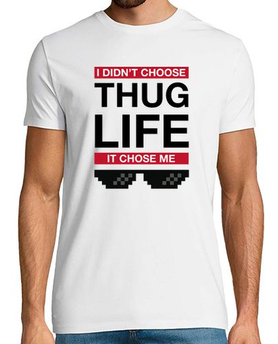 Camiseta the Thug Life chose me - latostadora.com - Modalova