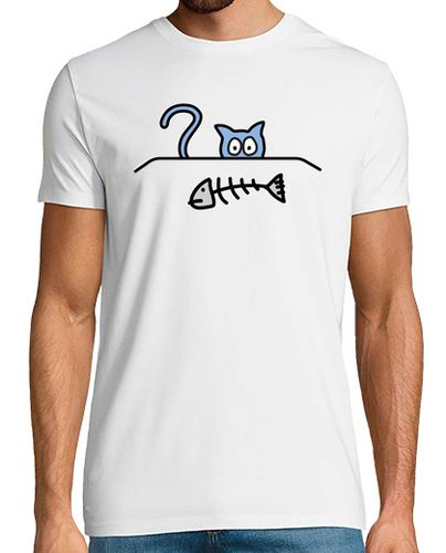 Camiseta Gato mirando una raspa - latostadora.com - Modalova