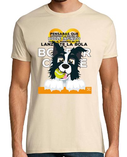 Camiseta Bucle infinito - Border collie (H) - latostadora.com - Modalova
