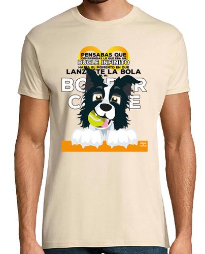 Camiseta Bucle infinito - Border collie (H) laTostadora - latostadora.com - Modalova